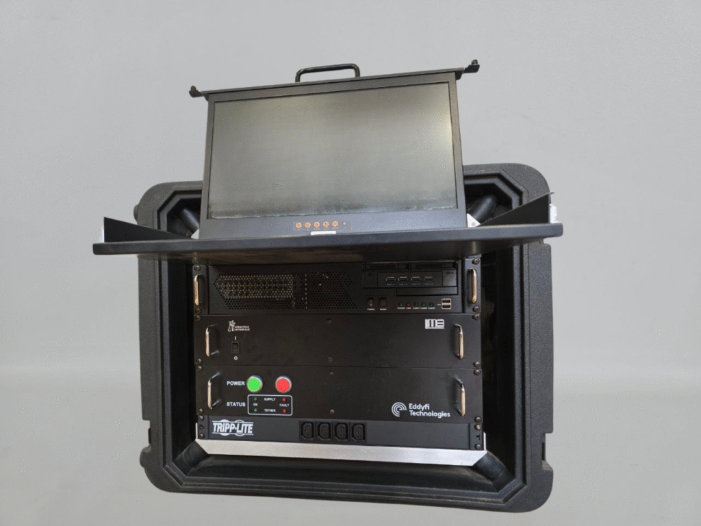 Диагностика промышленного компьютера телеинспекции Eddyfi Technologies Tripp Line.