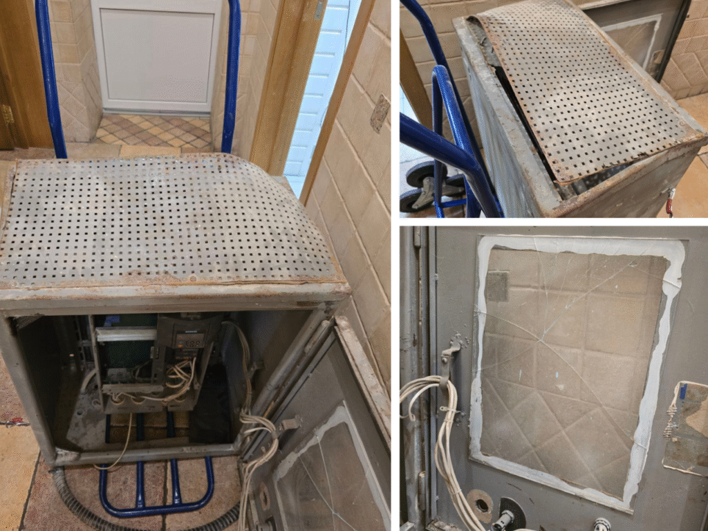 фото шкафа управления Siemens 440 до ремонта