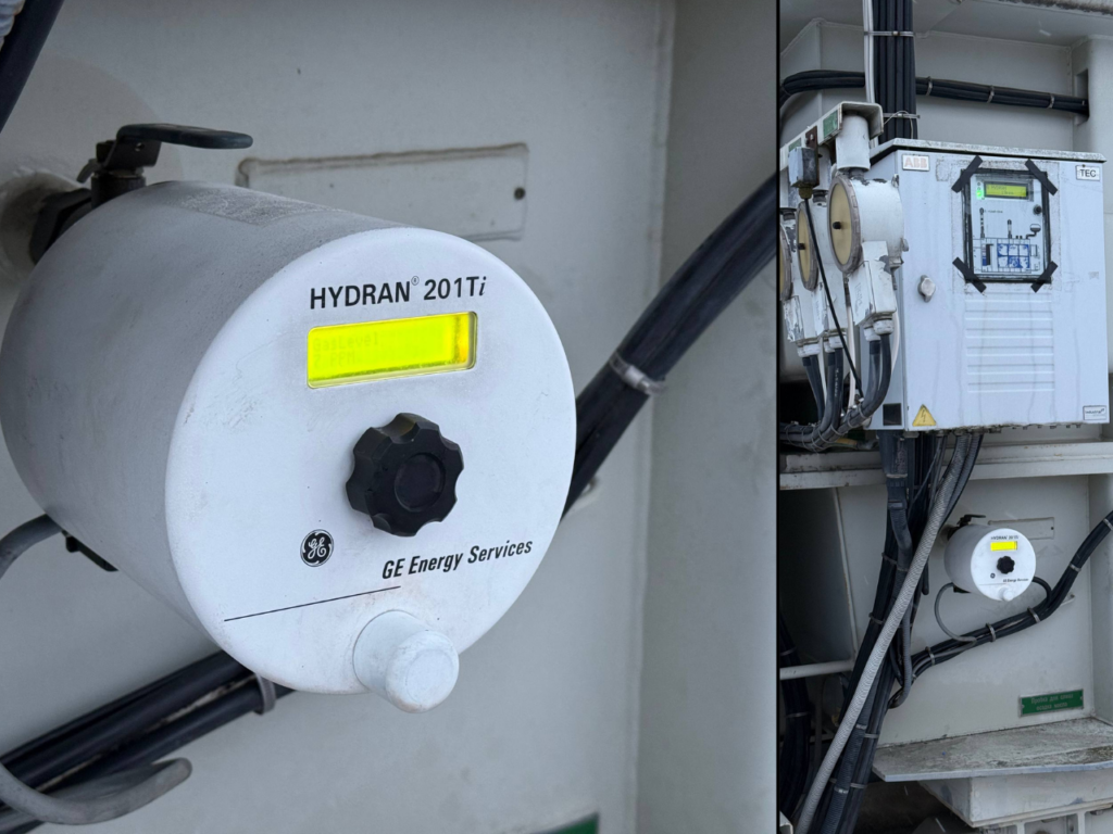 диагностика газоанализаторa Hydran H201Ti